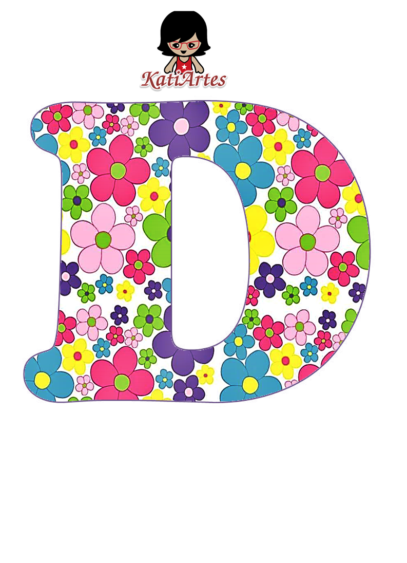 Divertido Alfabeto con Flores de Colores. Oh my Alfabetos!