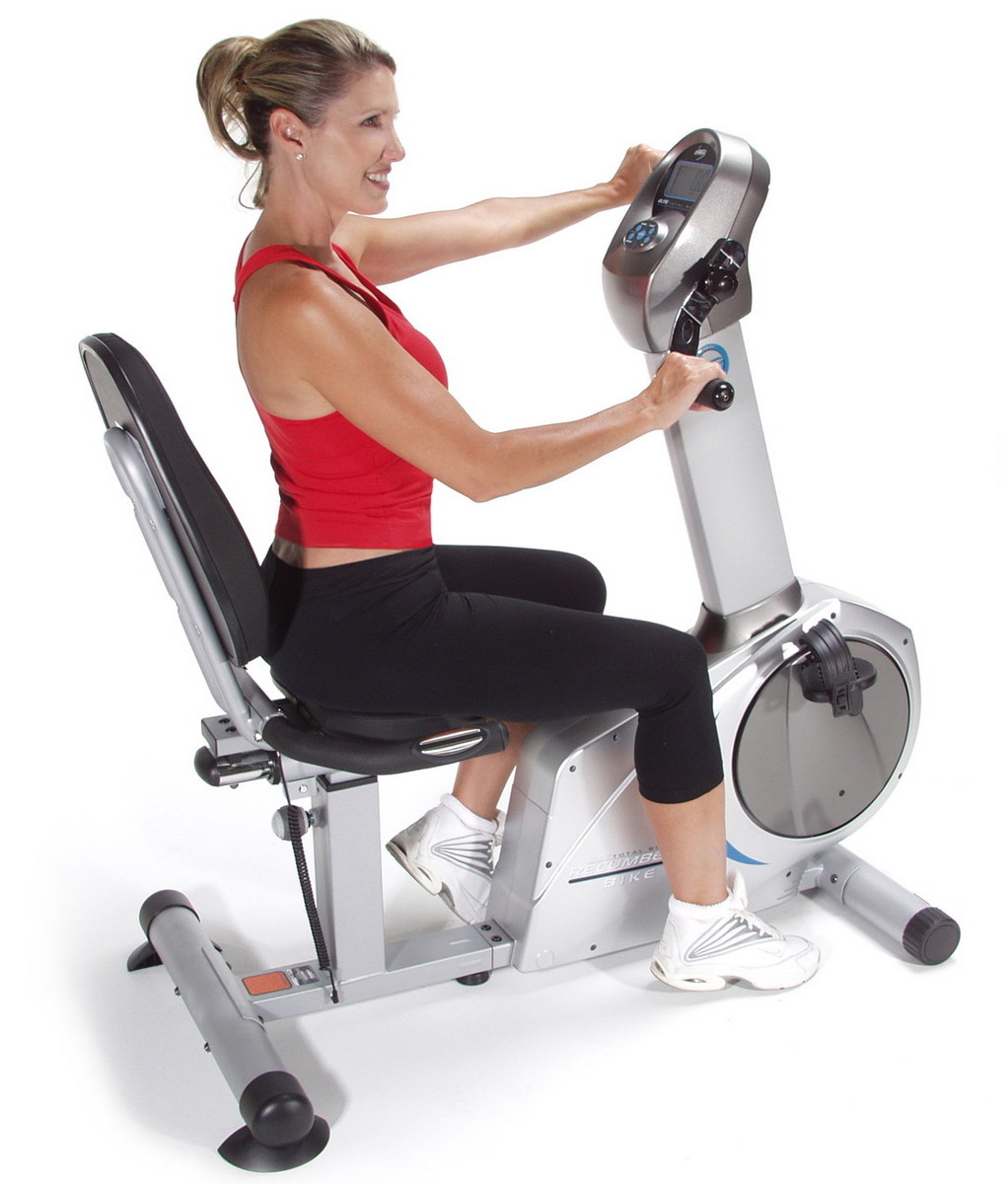 stationary bike arms and legs