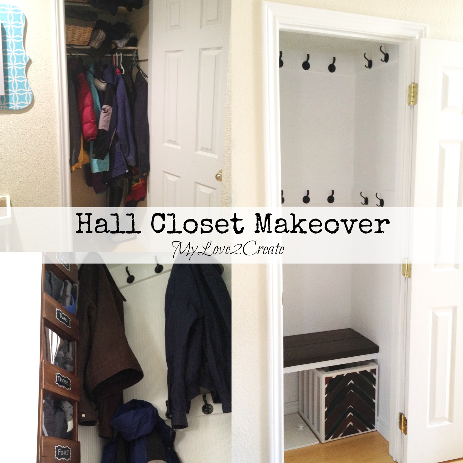 Hall Closet Makeover My Love 2 Create Hall Closet Makeover