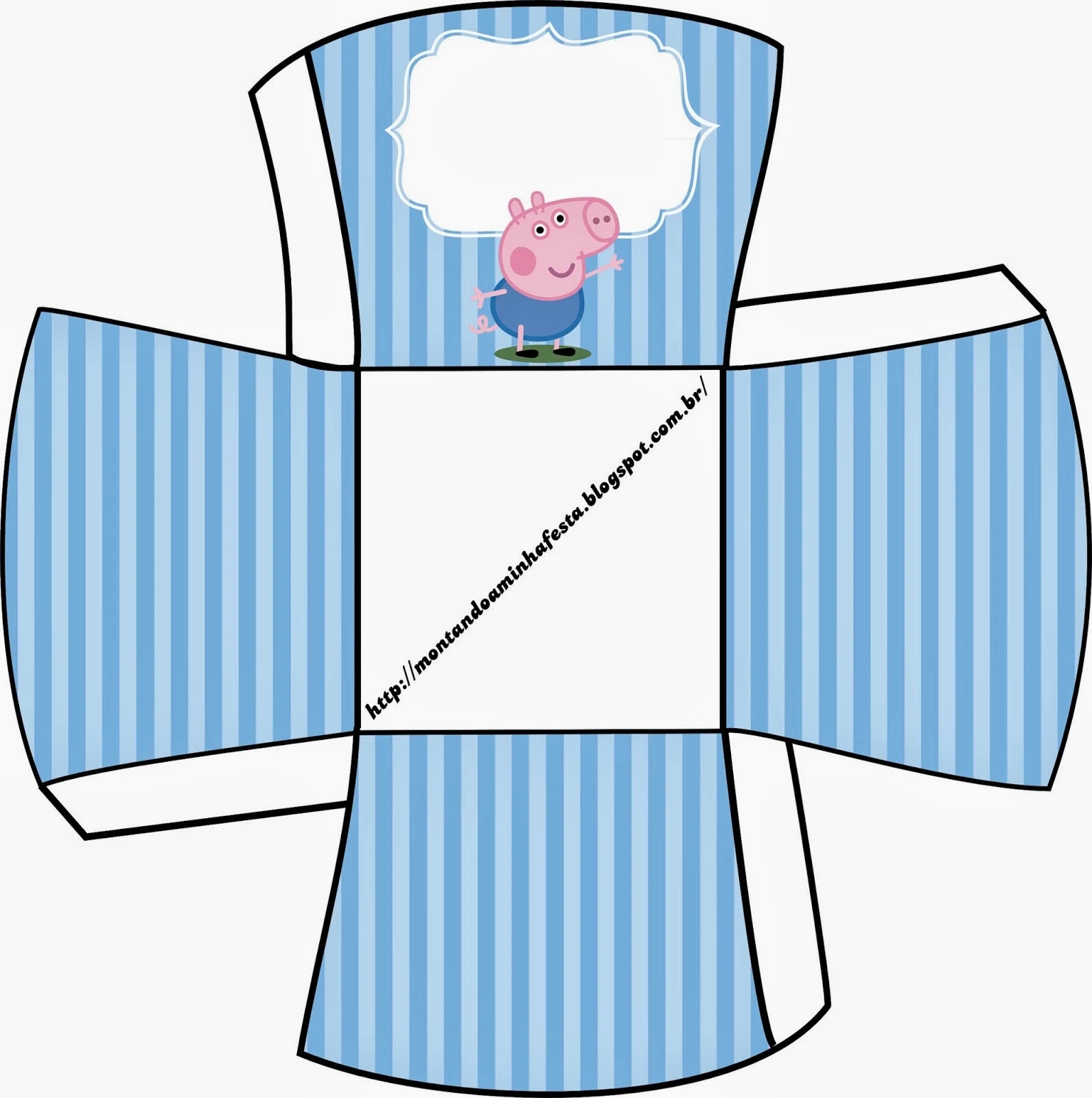 George Pig: Free Printable Party Boxes. - Oh My Fiesta! in english