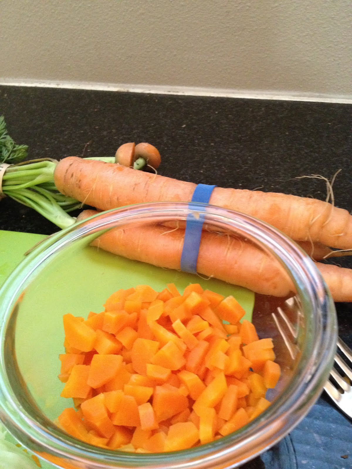 my musings on my mom, wife, life journey...: Carrots as a first finger food
