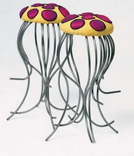 diseño de silla muy ingeniosa medusa de mar