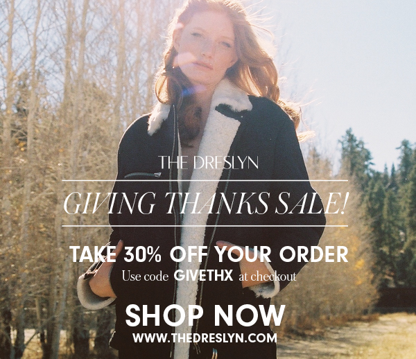 HONEY AND SILK: Giving Thanks Sale