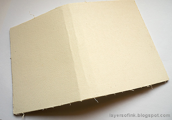 Layers of ink - Watercolor Meadow Notebook Tutorial by Anna-Karin Evaldsson.