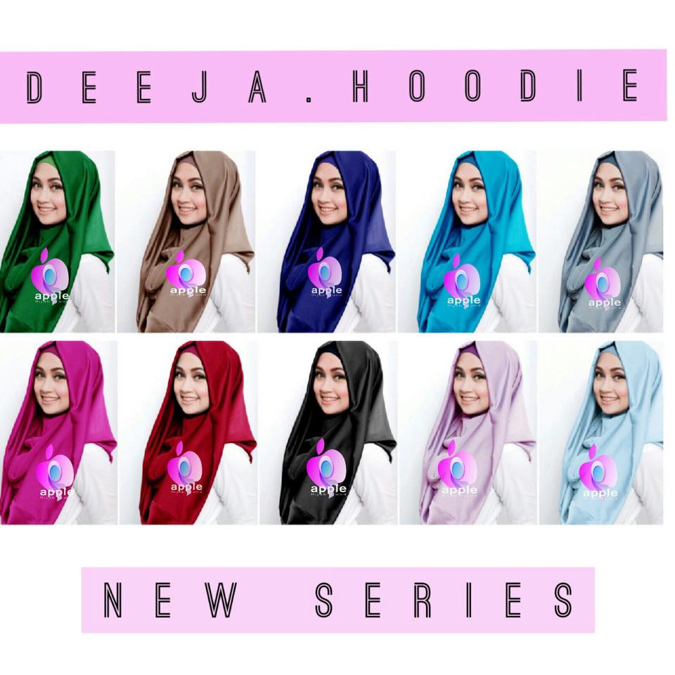 RUMAH HIJAB SAVANA: Deeja Hoodie Maxmara By Apple Hijab Brand