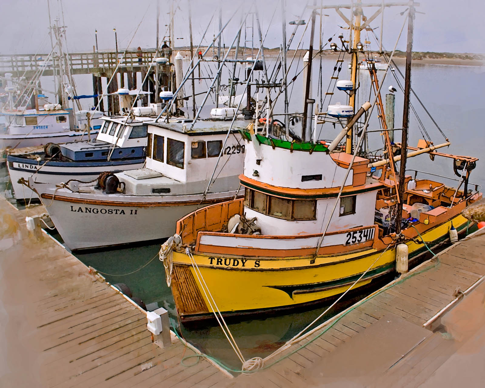 My Photos C402 Fishing Boats at Morro Bay Ca.