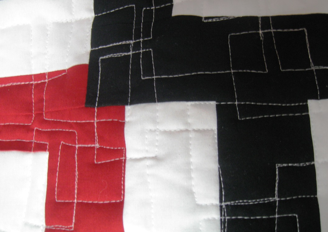 Happy Quilting Interlocking Rectangles A Free Motion Quilting Tutorial