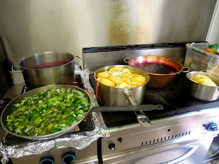 cooking on the stove