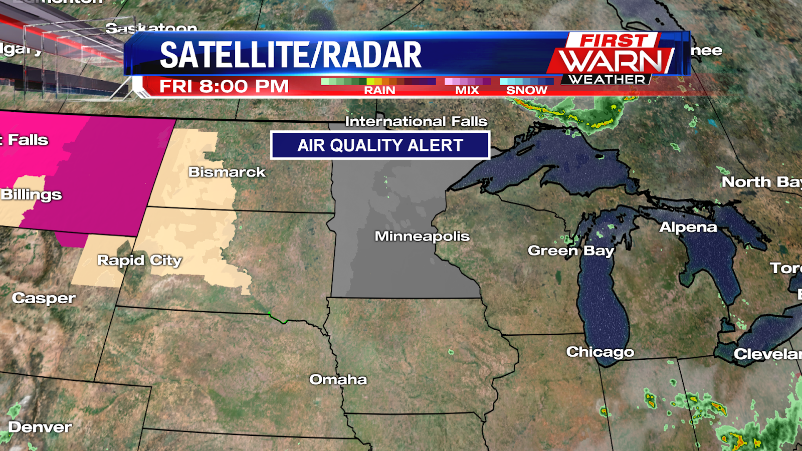 First Warn Weather Team Hazy/Smoky Weekend for Wisconsin and Illinois