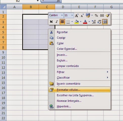 Luís Informática: Como fazer uma planilha no Excel