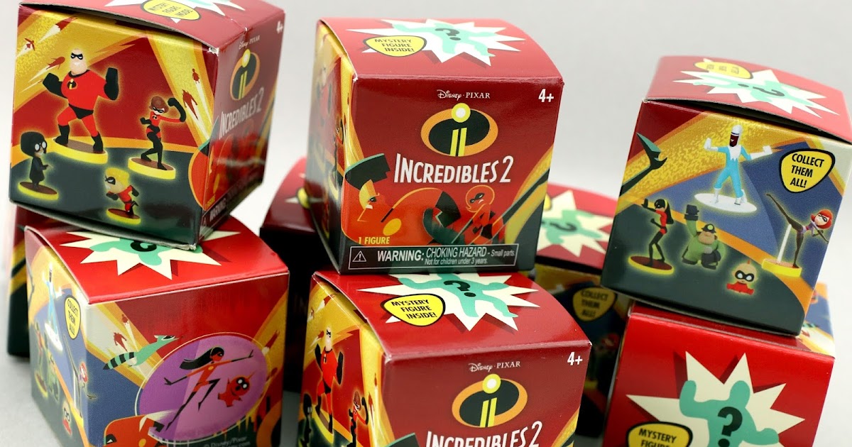 incredibles 2 mini supers collectible figures