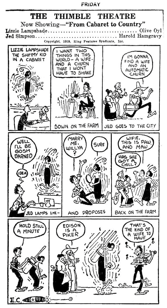 First Versions Popeye comics first-versions-popeye-comics