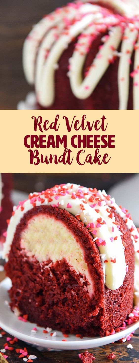 Red Velvet Cream Cheese Bundt Cake Recipe