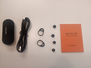 Aermoo B3 (Auriculares bluetooth tipo Airpods, IPX7)