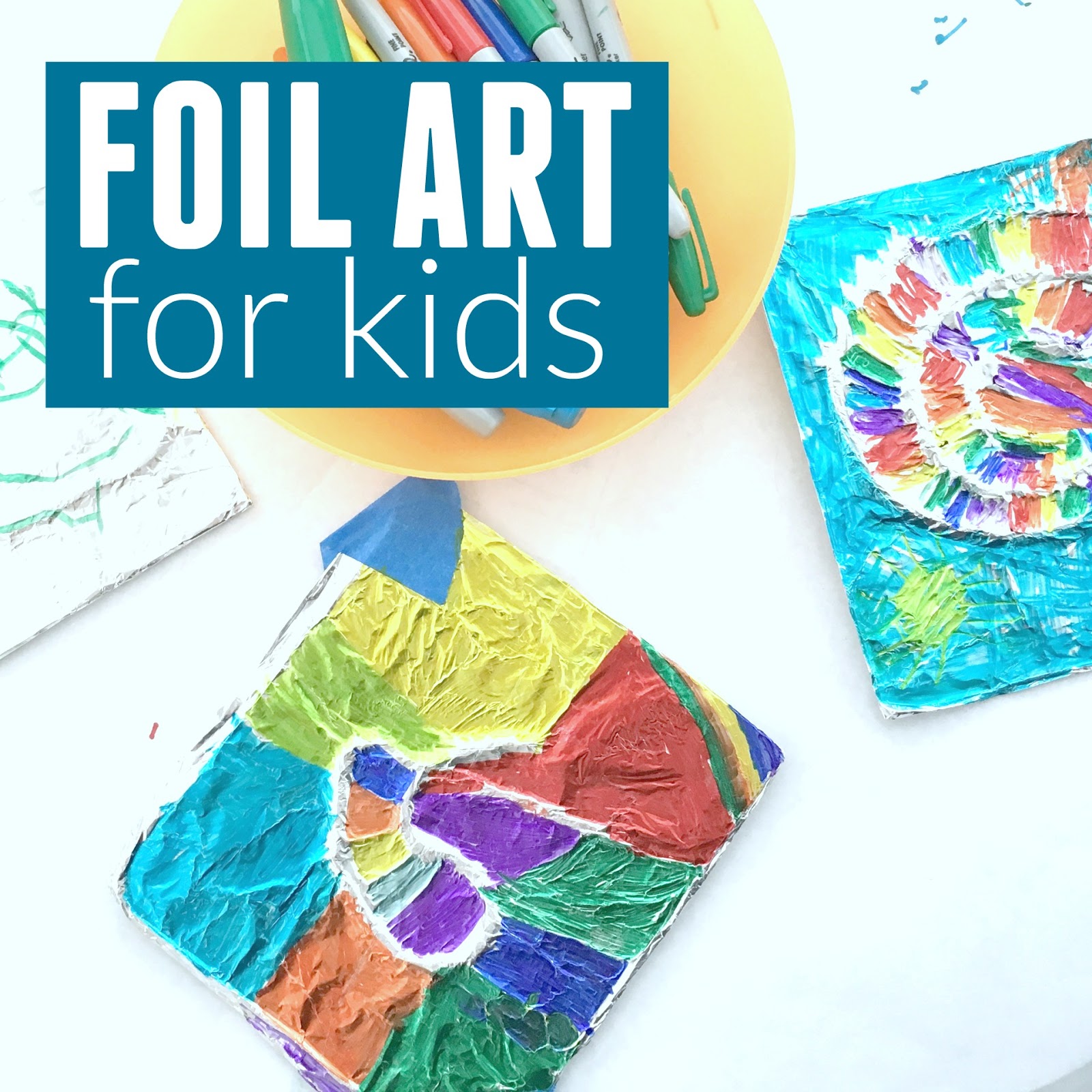 Toddler Approved! Foil Art for Kids