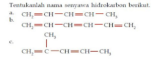 Tata Nama dan Rumus Molekul serta Contoh Senyawa Hidrokarbon Alkena