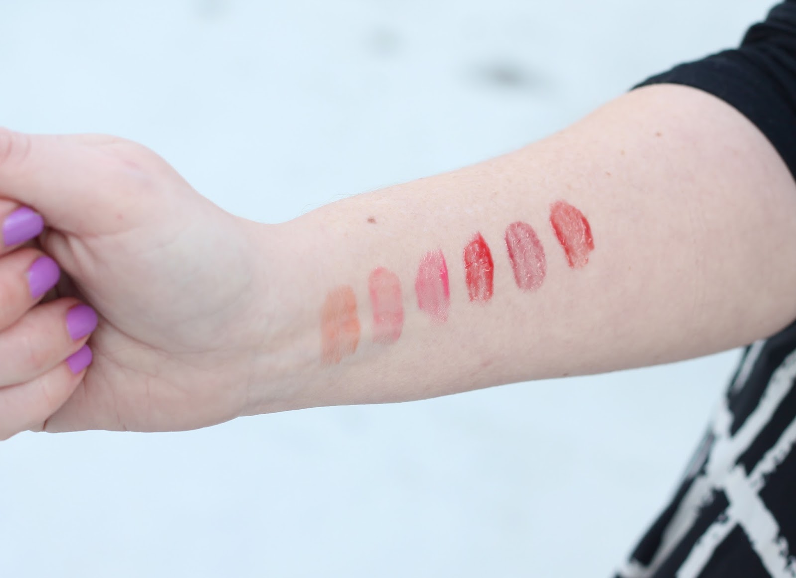 Burt's Bees Tinted Lip Oil Swatches TfDiaries
