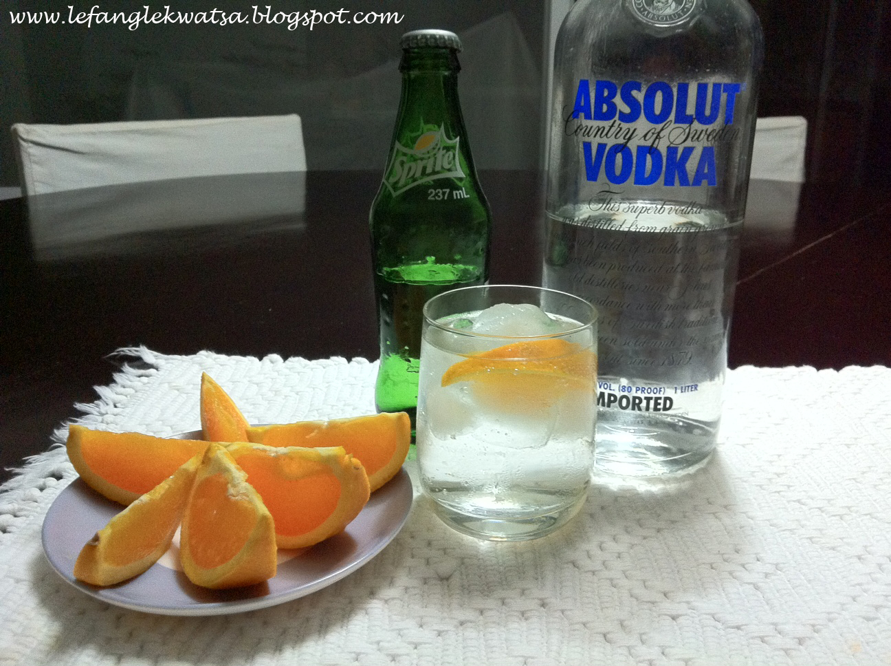 Le fang, le kwatsa! Vodka, Sprite and Everything Nice