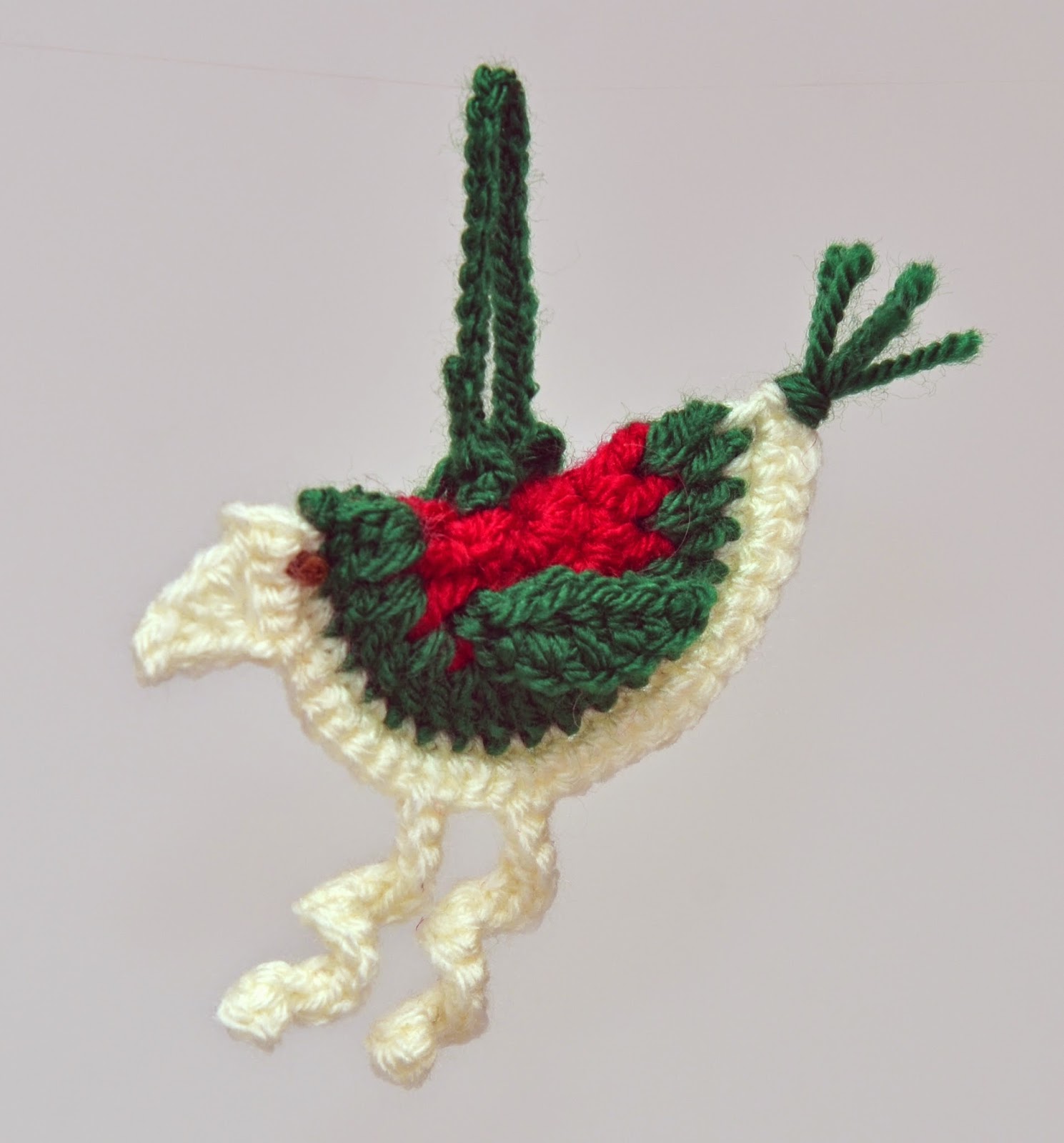 Crochet Chat Corner Free Christmas Bird Pattern
