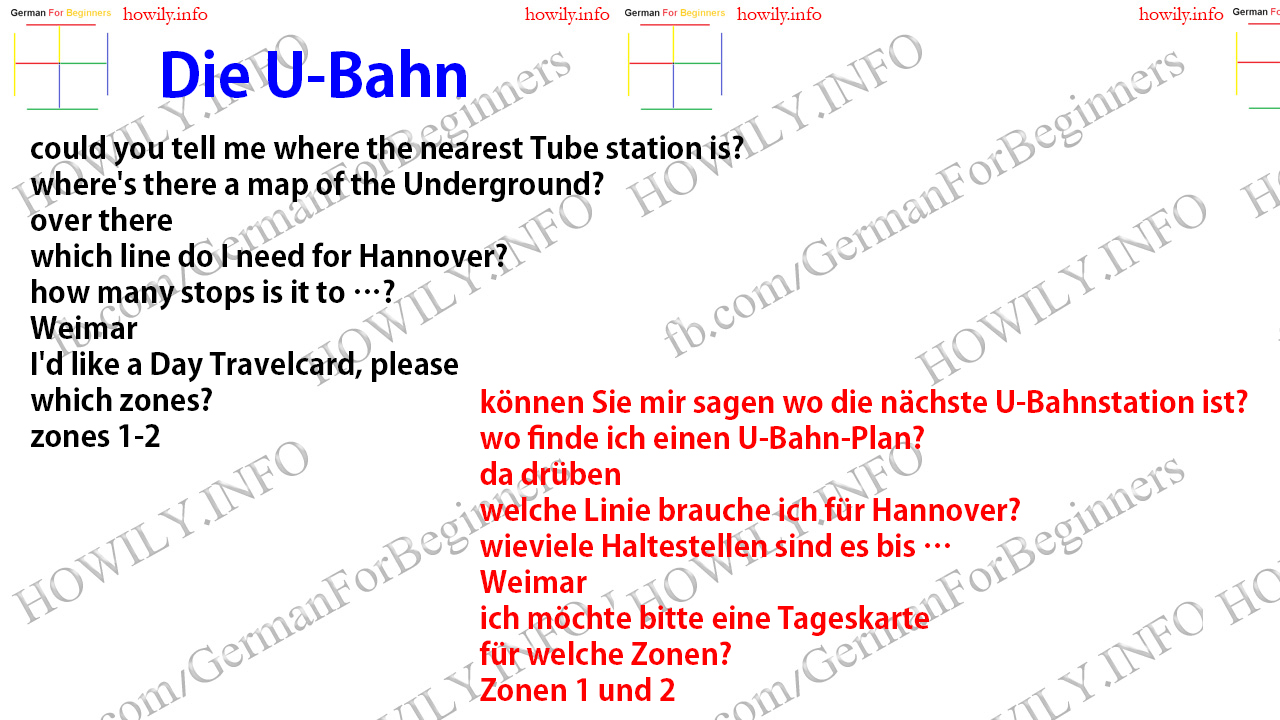 Die U-Bahn Die U-Bahn