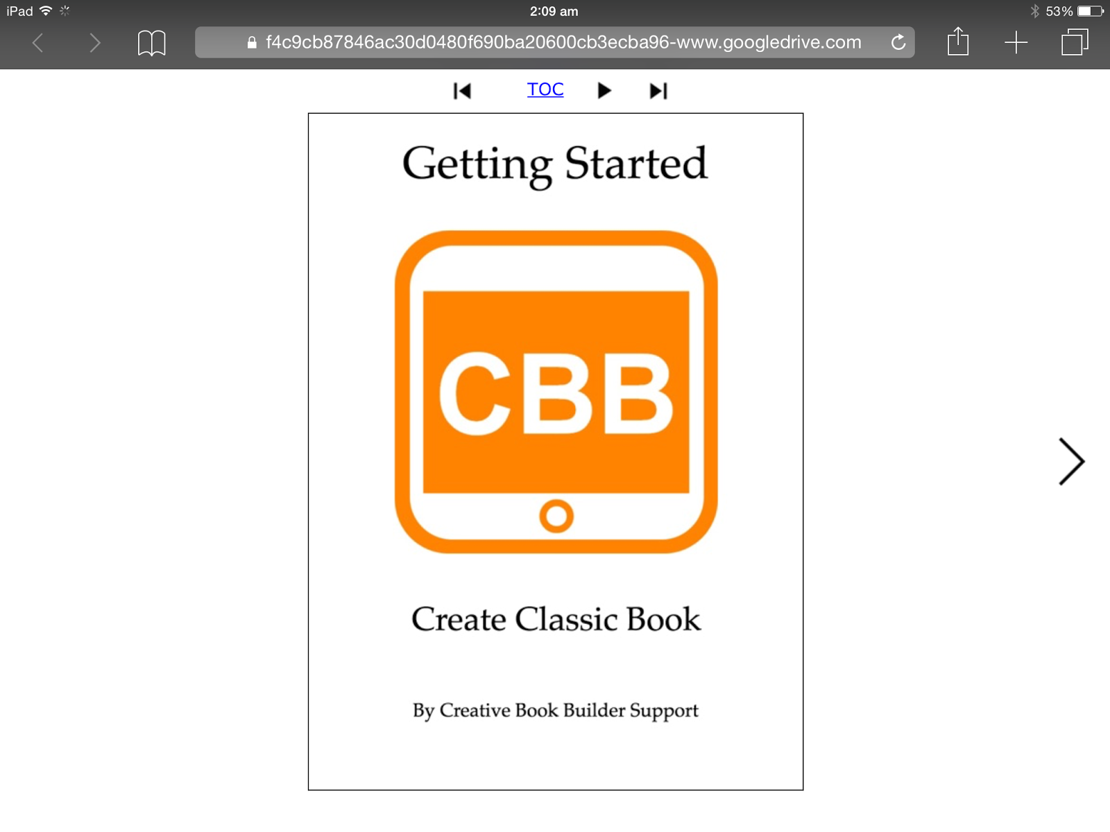 Creative Book Reader HTML5 Books