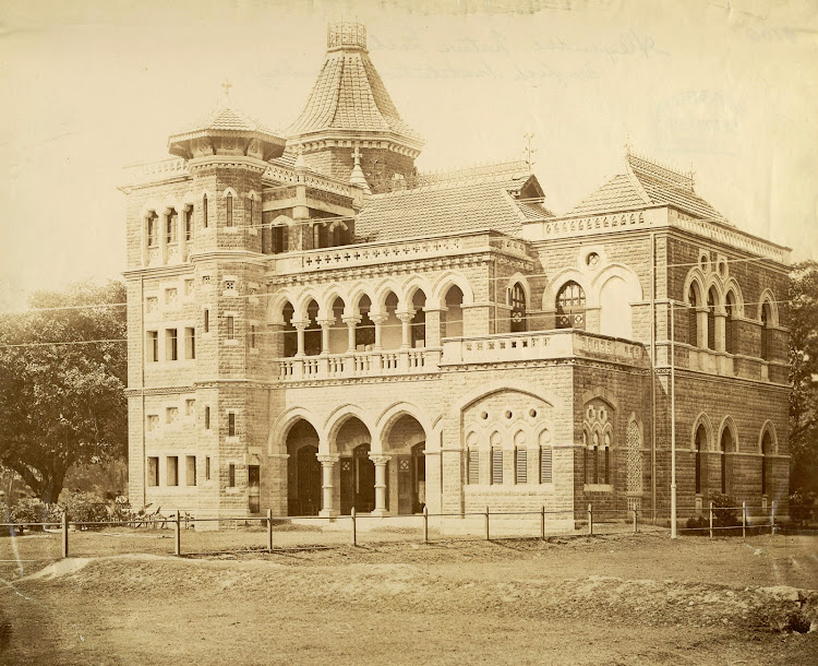 Building of Alexandra Native Girls' English Institution, Bombay (Mumbai) 1890's