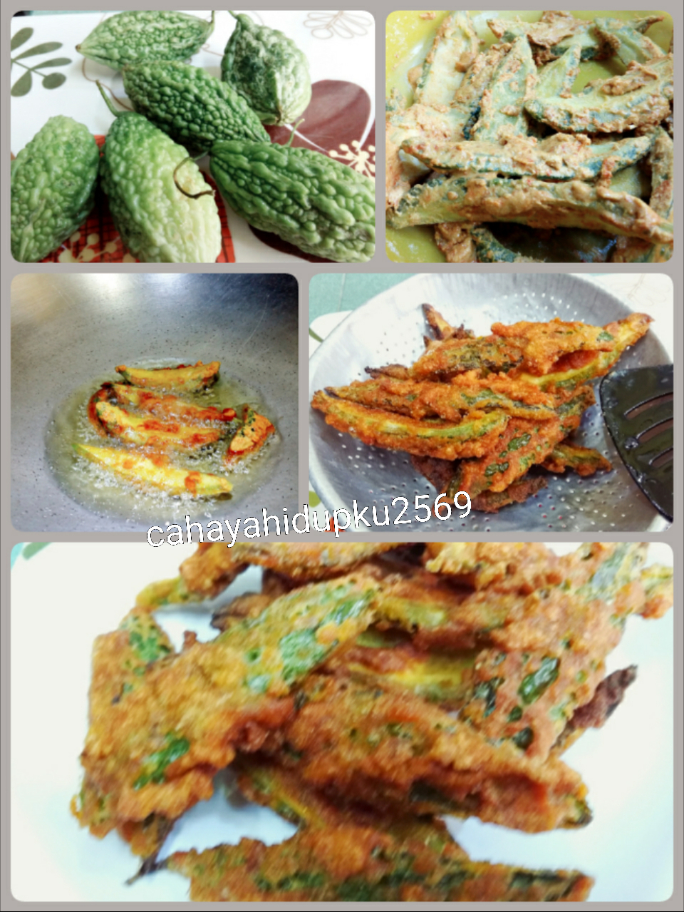 Cahaya Hidupku Peria Goreng Rangup Ala Mamak