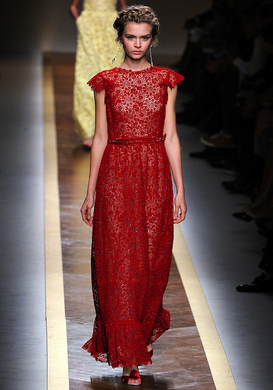 The Terrier and Lobster: Valentino Red Dresses
