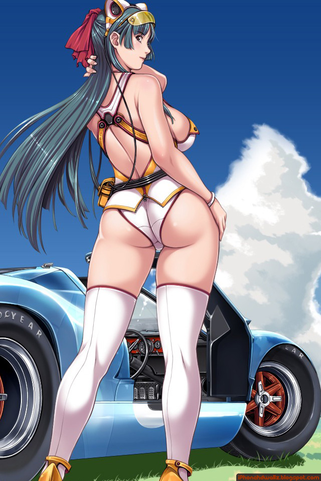 Anime Girl Big Tits And Ass Sexy Iphone Wallpaper
