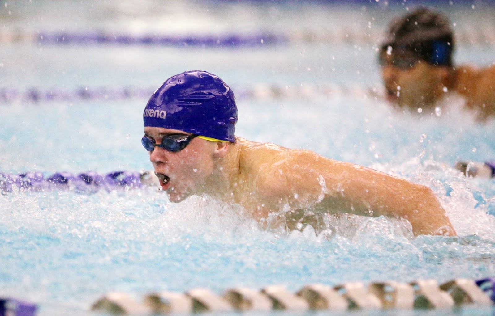 Mark Kodiak Ukena IHSA Boys Swimming Sectionals at Vernon Hills High