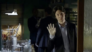 Anderson in 'A Study in Pink' BBC Sherlock