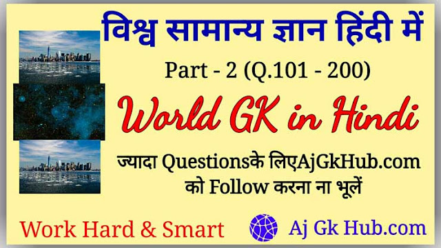 World gk questions in hindi, World gk