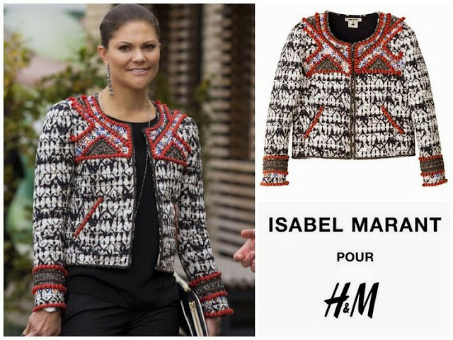 Crown Princess Victoria in Isabel Marant pour H&M