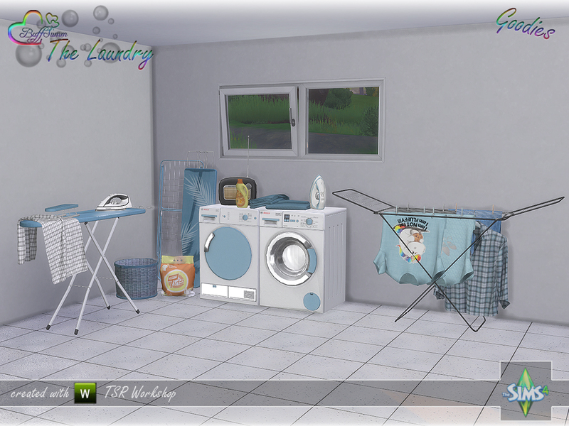Sims 4 CC's The Best The Laundry Goodies by BuffSumm