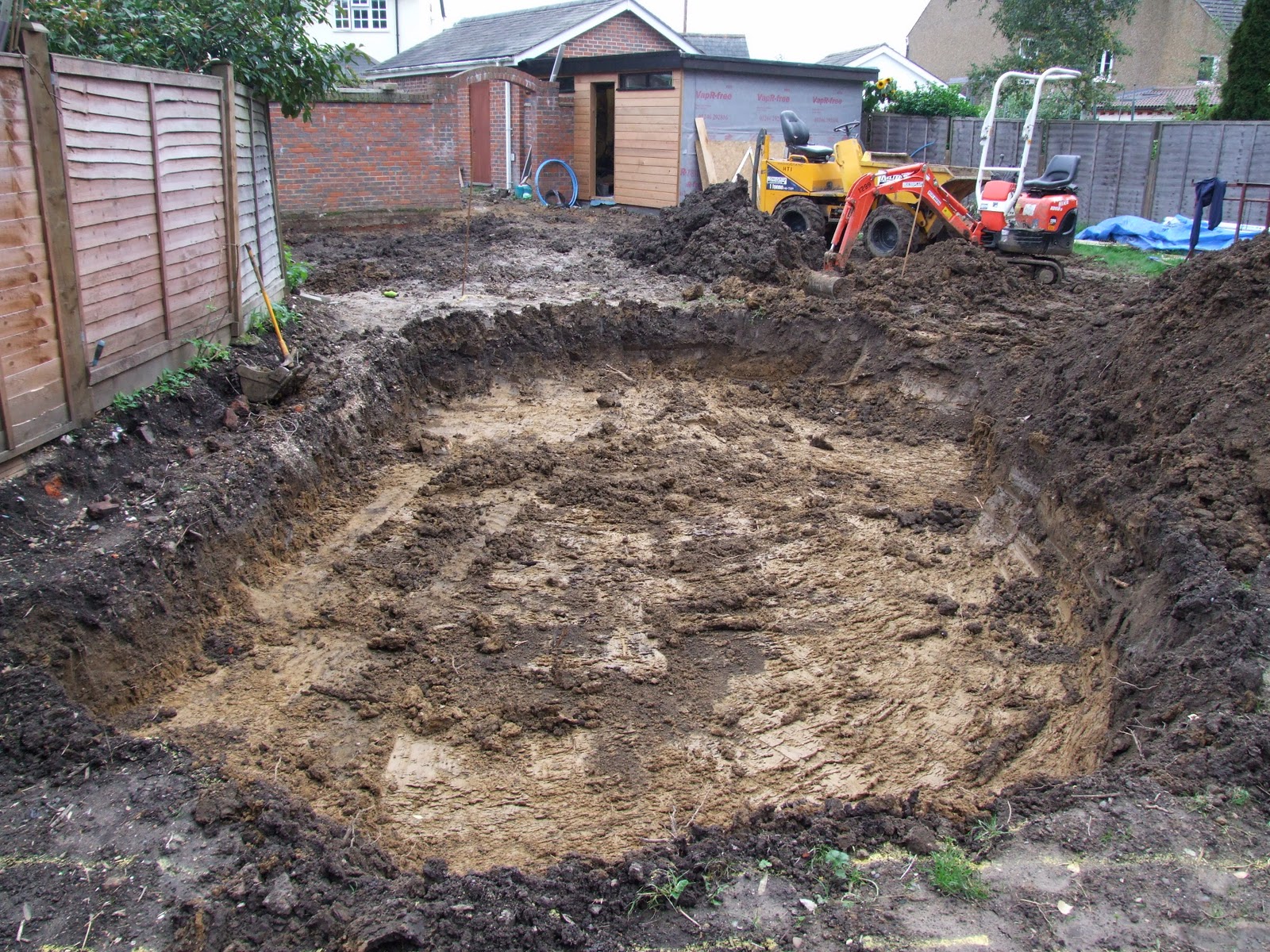 Doughboy pool install: The start