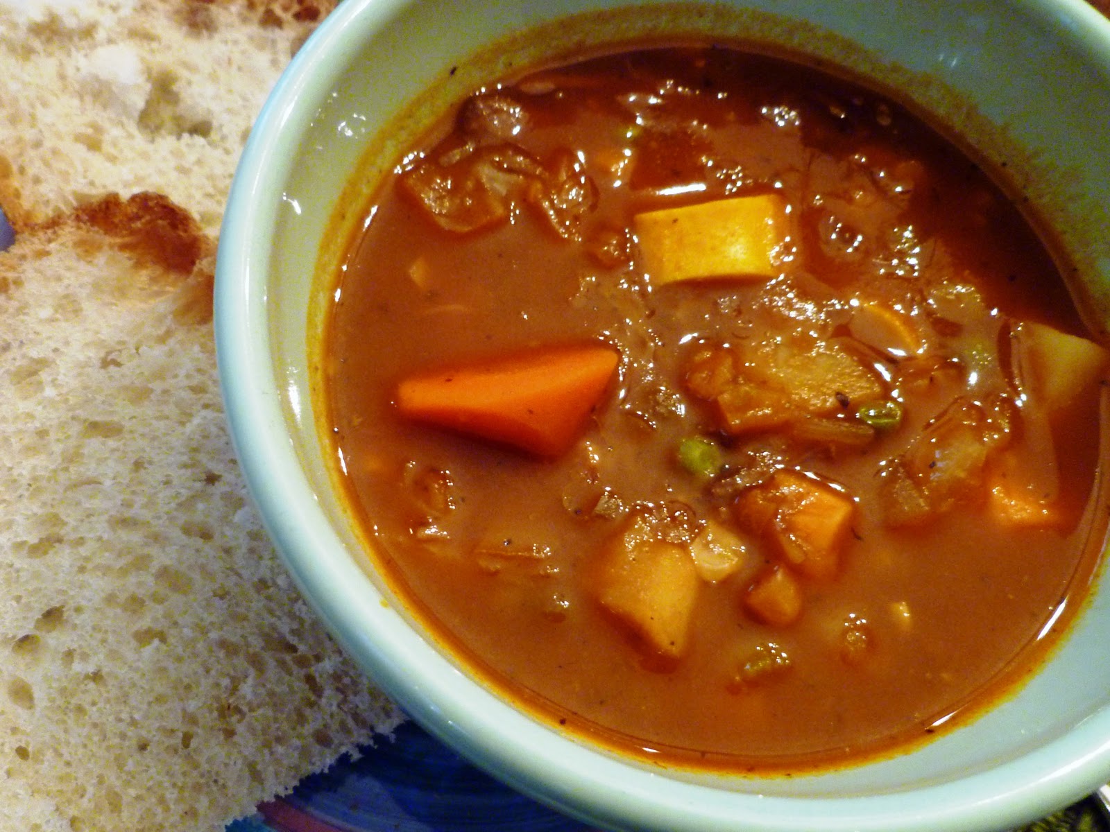 City Home/Country Home Fall Harvest Beef Soup