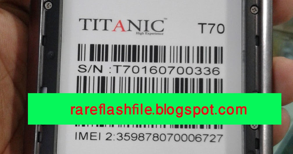 Mobile World Flash Files Titanic T70 MTK6580 5.1 Flash File 100000000