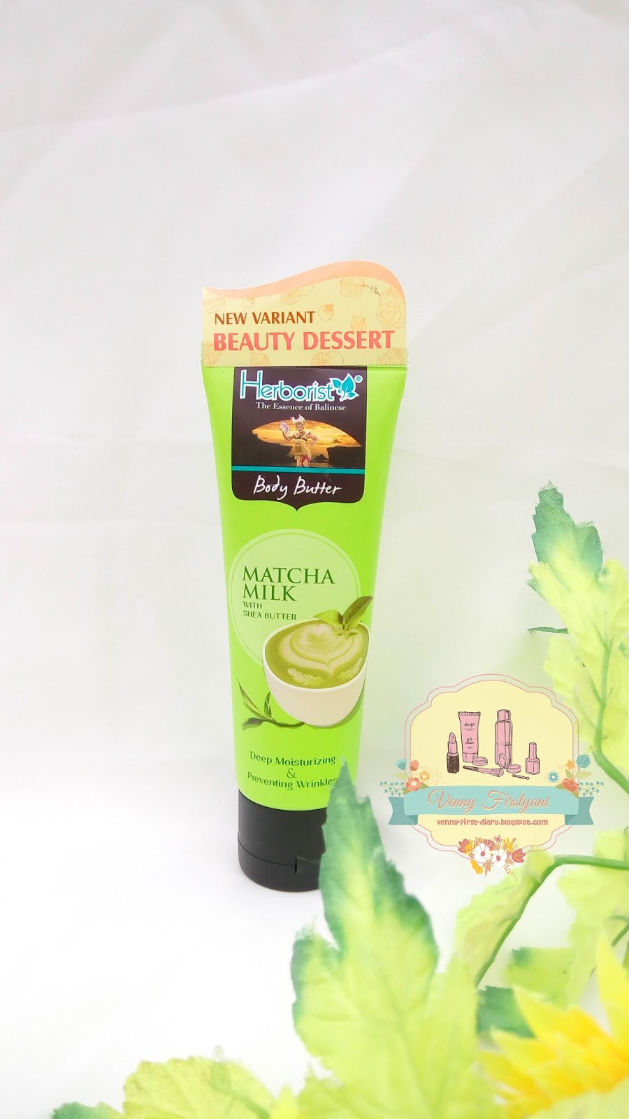Herborist Body Butter MATCHA MILK WITH SEA BUTTER Tube 80gr