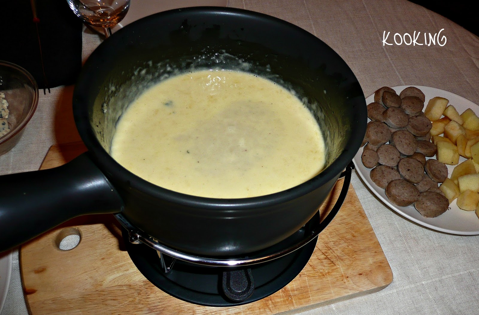 pan para fondue de queso