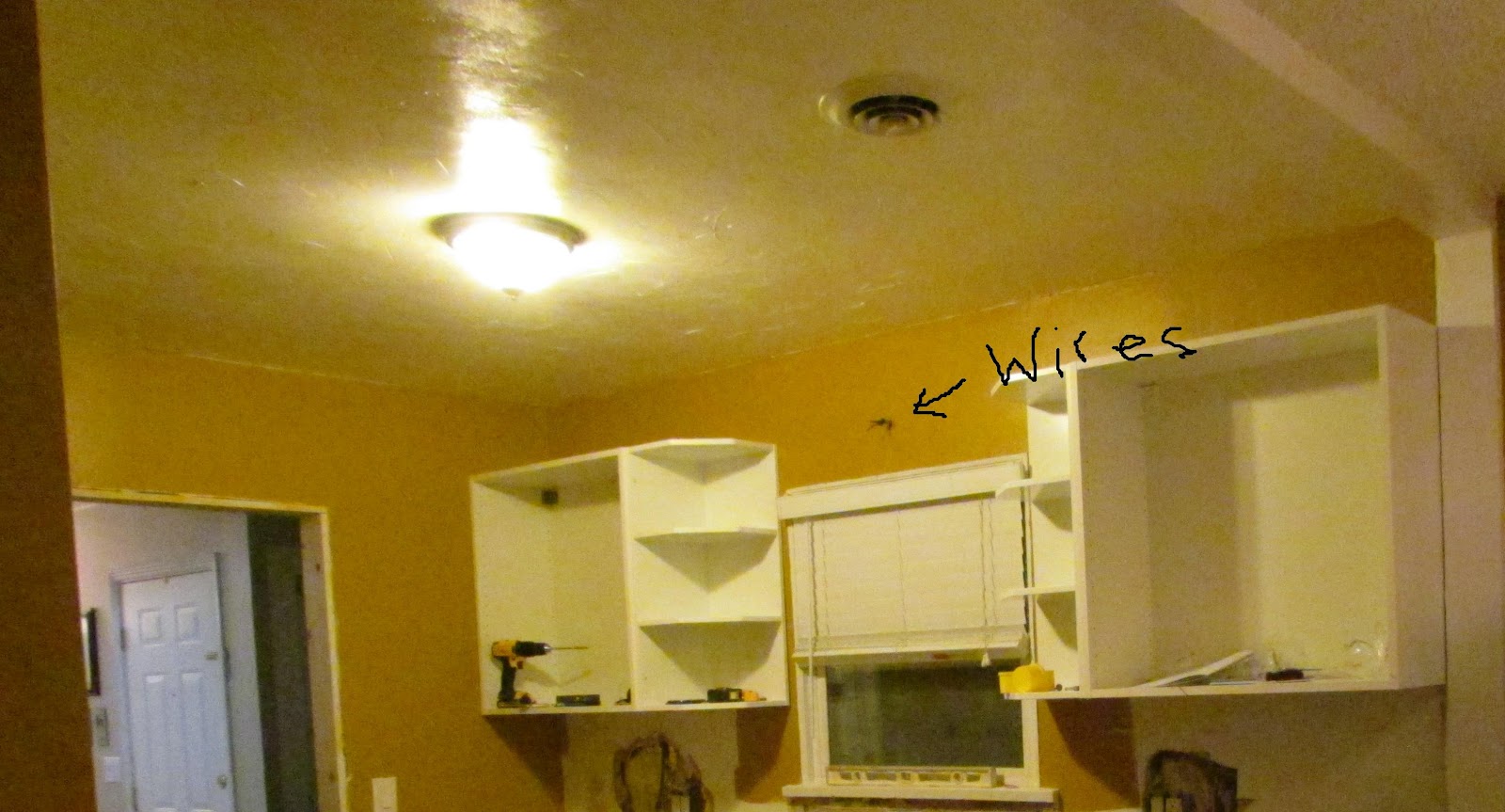 Over the Sink Light | Home Maid Simple Love the idea of lighting a bookcase. I was just planning to