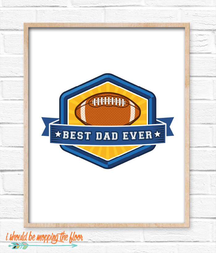Father's Day Sports Fanatics Printables i should be mopping the floor