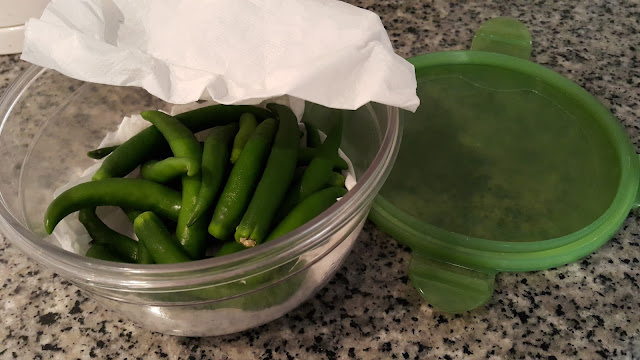 how to store green chillies for longer