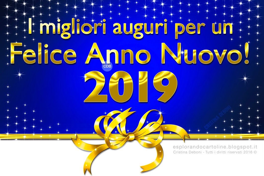 Image result for auguri di buon anno 2019
