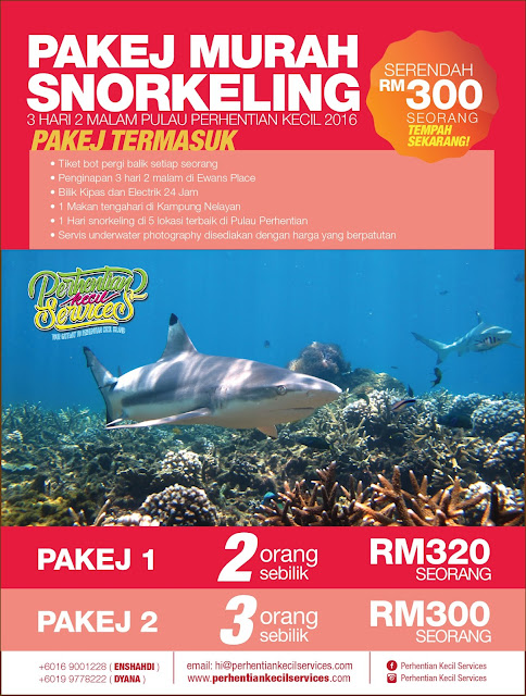 Pakej snorkeling murah perhentian kecil 2016 