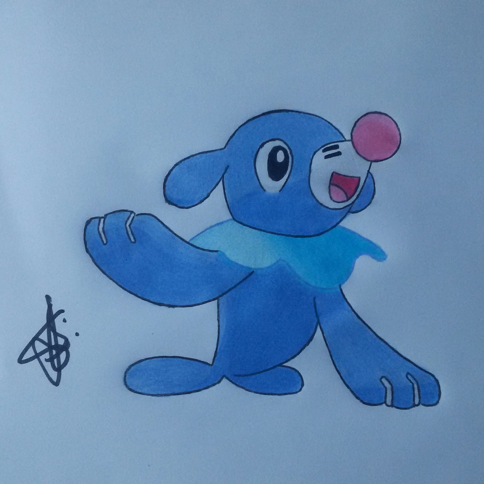 Desenhos de Pokémon Popplio - Como desenhar Pokémon Popplio passo a passo