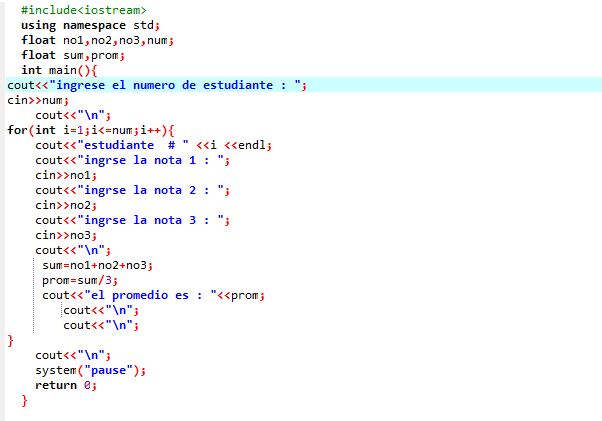 ejercicios con ciclo for en devc++ ~ Tutos Plus | Tutoriales, consejos y