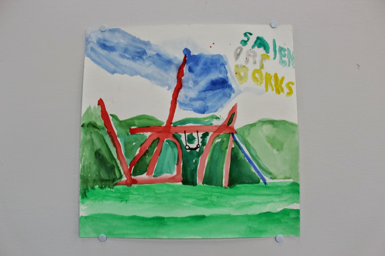 Alzheimer's Glass and Iron Paintings created by elderly suffering with