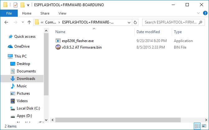 Firmware exe