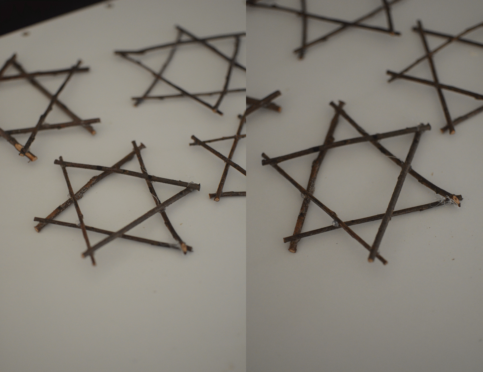 Trådsnella: DIY Davidstjerner