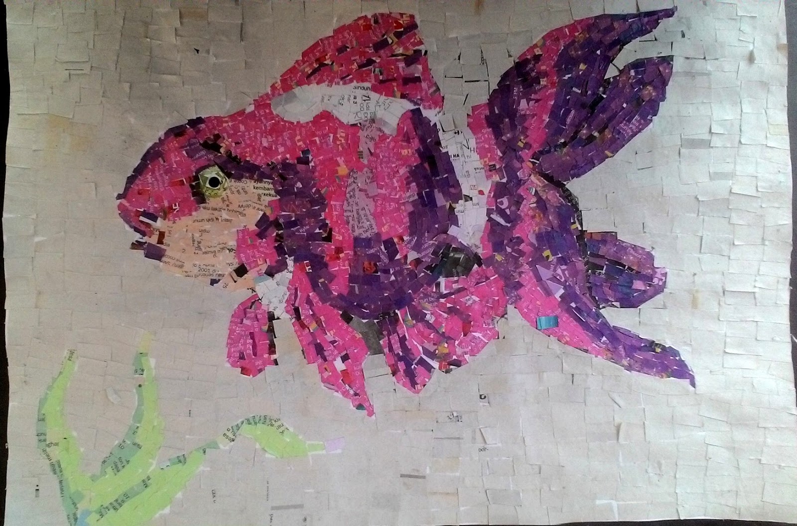 Kolase Ikan Nemo - Gambar Kolase